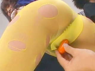 This juicy slut desperately needs a good hard fuck after her pantyhose is ripped apart by a rough stud.