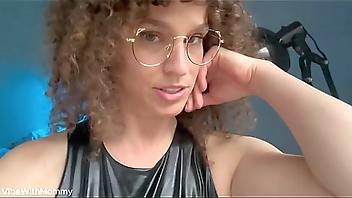 Stepmom Catches You and Says You Have a Nice Cock