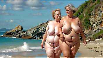 Two fat grannies with big tits